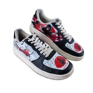 Akatsuki Itachi Jutsu It Anime Manga Style Sneakers Sz 39 Youth 6.5 Womens 8